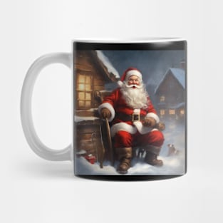 Santa Claus oil style Mug